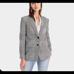 SOLD Boyfriend blazer in plaid Italian wool